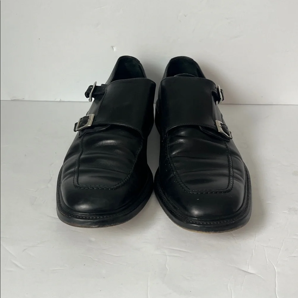 To Boot New York Adam‎ Derrick Black Dress Grant Calf Double Monkstrap, sz 13 =
